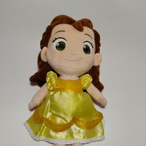 Disney store belle, beauty and the beast plush baby princess collection